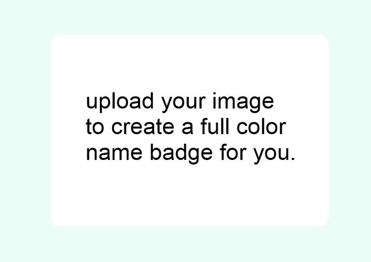All Member, Chapter or Lodge Name Badge, No Frame