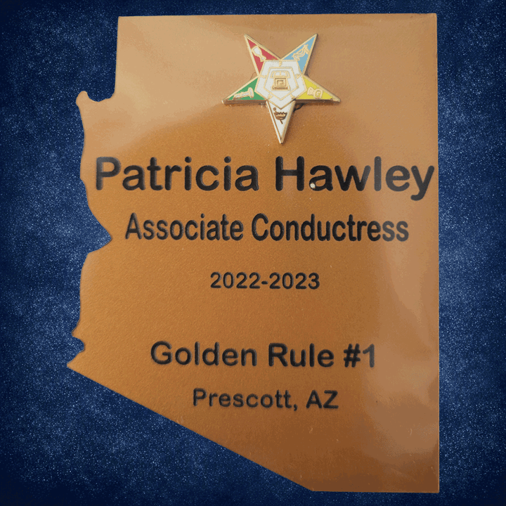 Custom State Outline Name Badge – Personalized Engraved State‑Shaped Name Tag