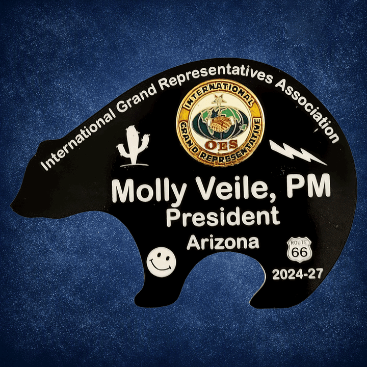 Custom State Outline Name Badge – Personalized Engraved State‑Shaped Name Tag