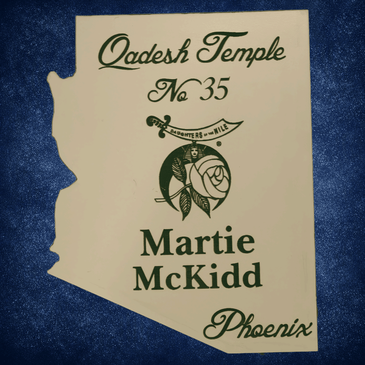 Custom State Outline Name Badge – Personalized Engraved State‑Shaped Name Tag