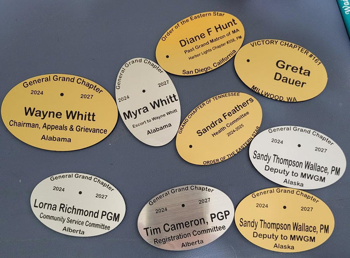 name badges oes eastern star