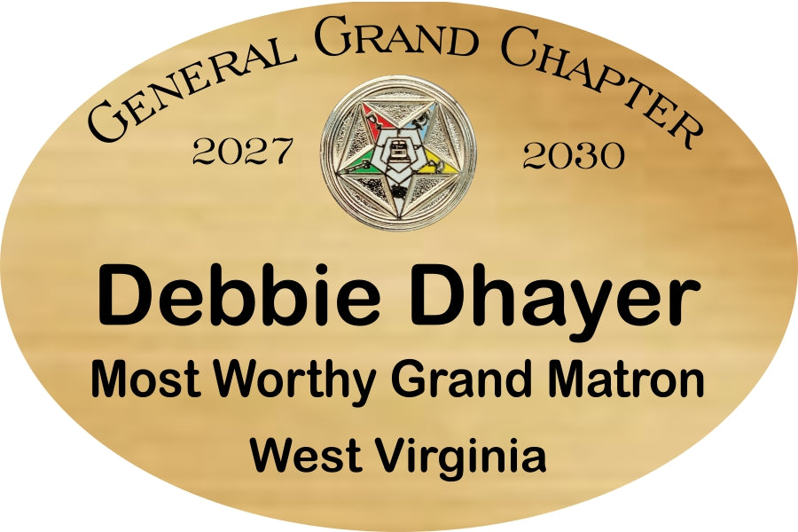 OES 2027-2030 GGC Name Badge 3x2