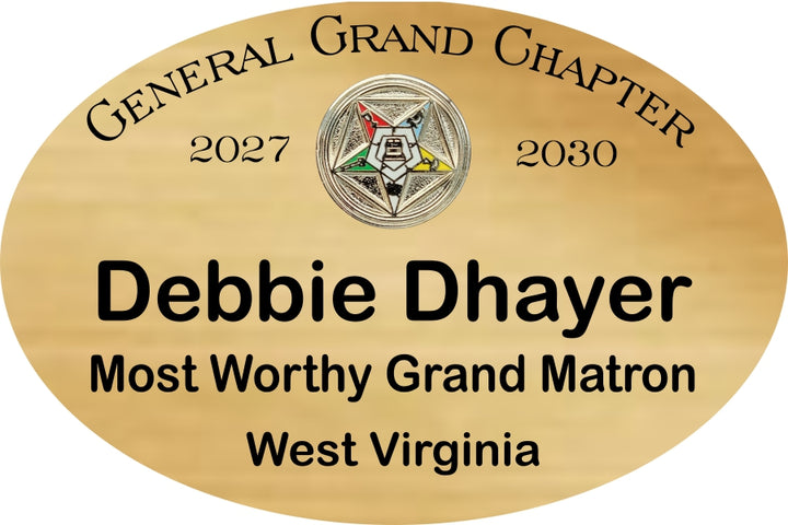 OES 2027-2030 GGC Name Badge 3x2