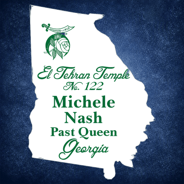 Custom State Outline Name Badge – Personalized Engraved State‑Shaped Name Tag